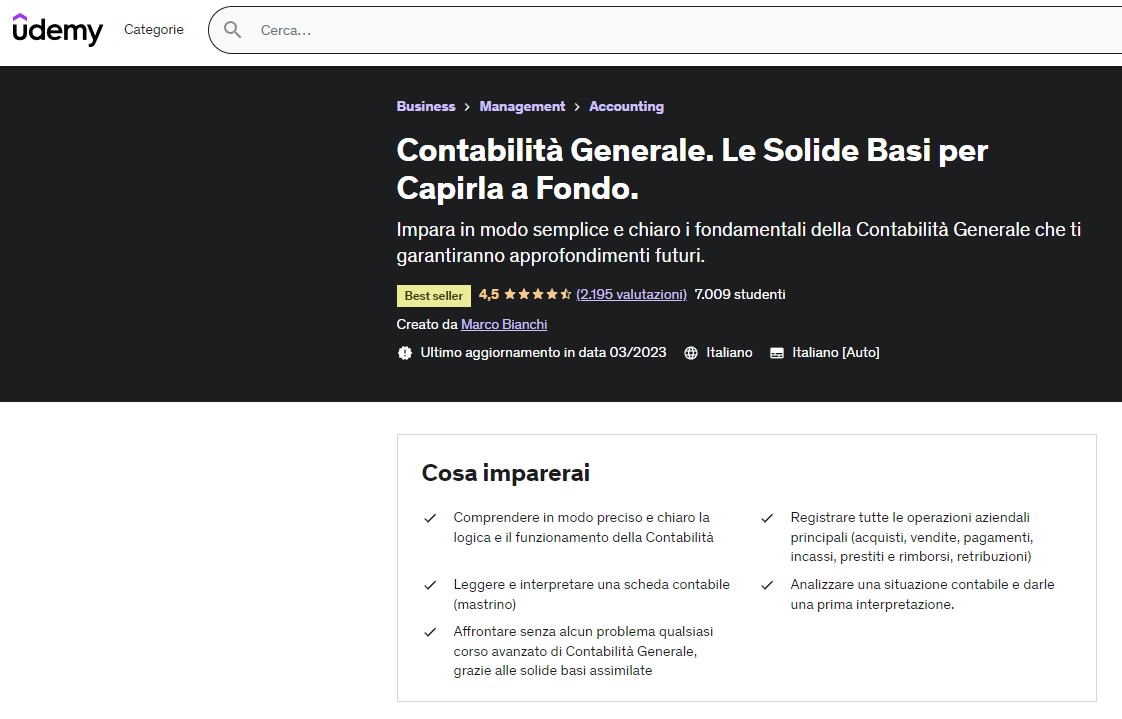 Valutazioni Udemy